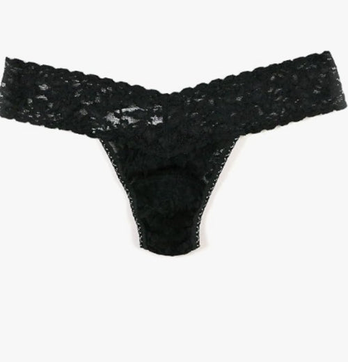 HANKY PANKY 4911P BLACK LOW RISE THONG